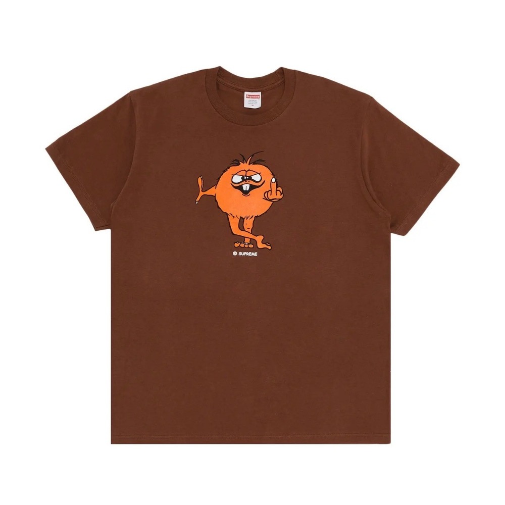 Supreme Camacho Tee FW23 Brown Short Sleeve Graphic T-Shirt Mens Size Large